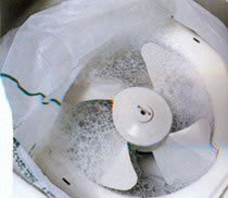 ●まずはつけ置き1時間