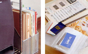 領収書や家電、PC関連の書類をファイルわけ