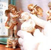 小物は軍手で掃除がラク