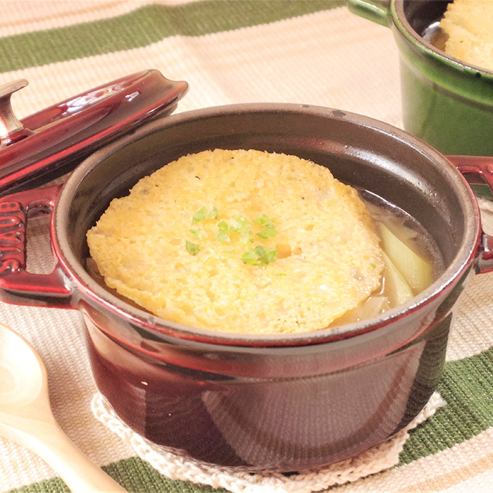 「受験勉強中のお夜食に。からだポカポカ和風グラタンスープ」記事サムネイル