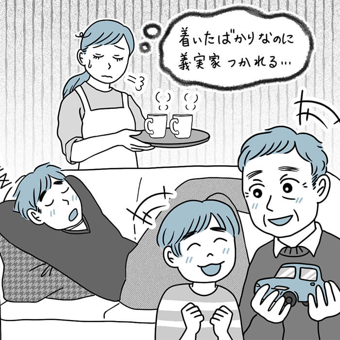 「嫁は家政婦なの？姑がいない義実家への帰省にモヤモヤ」記事サムネイル