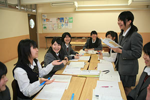 千代田女学園中学校・高等学校　学習風景
