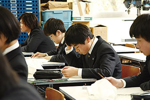 東京立正中学校・高等学校　授業風景
