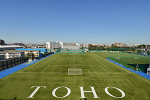 全面人工芝のグラウンド