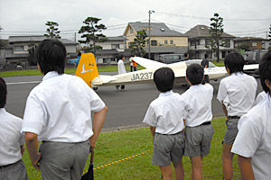 日本大学理工学部　グライダー見学