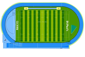 国立競技場レベルのフィールド
