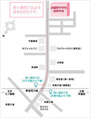 通学路線図（所要時間）