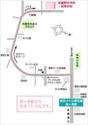 通学路線図（所要時間）