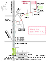 通学路線図（所要時間）