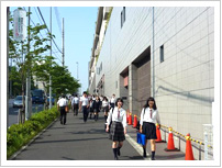 日本大学高等学校・中学校 通学路