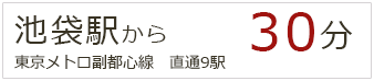 品川駅から30分 東京メトロ副都心線 直通9駅