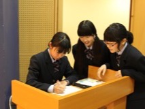 会の運営は生徒自身で行います