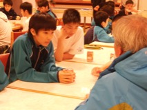 寮で一日を振り返ります