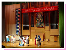 クリスマス・ページェントの様子