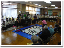 クリスマス訪問の様子