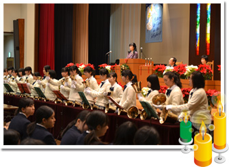 クリスマス礼拝の様子