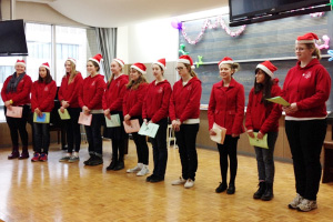 ホスト・ファミリーへの感謝の言葉。日本語で行いました